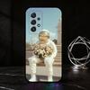 A-Abstract Astronaut Phone Case For Samsung S25,24,21,22,23,30,Ultra,20,Plus,Fe,Lite,Note Soft Black Cover