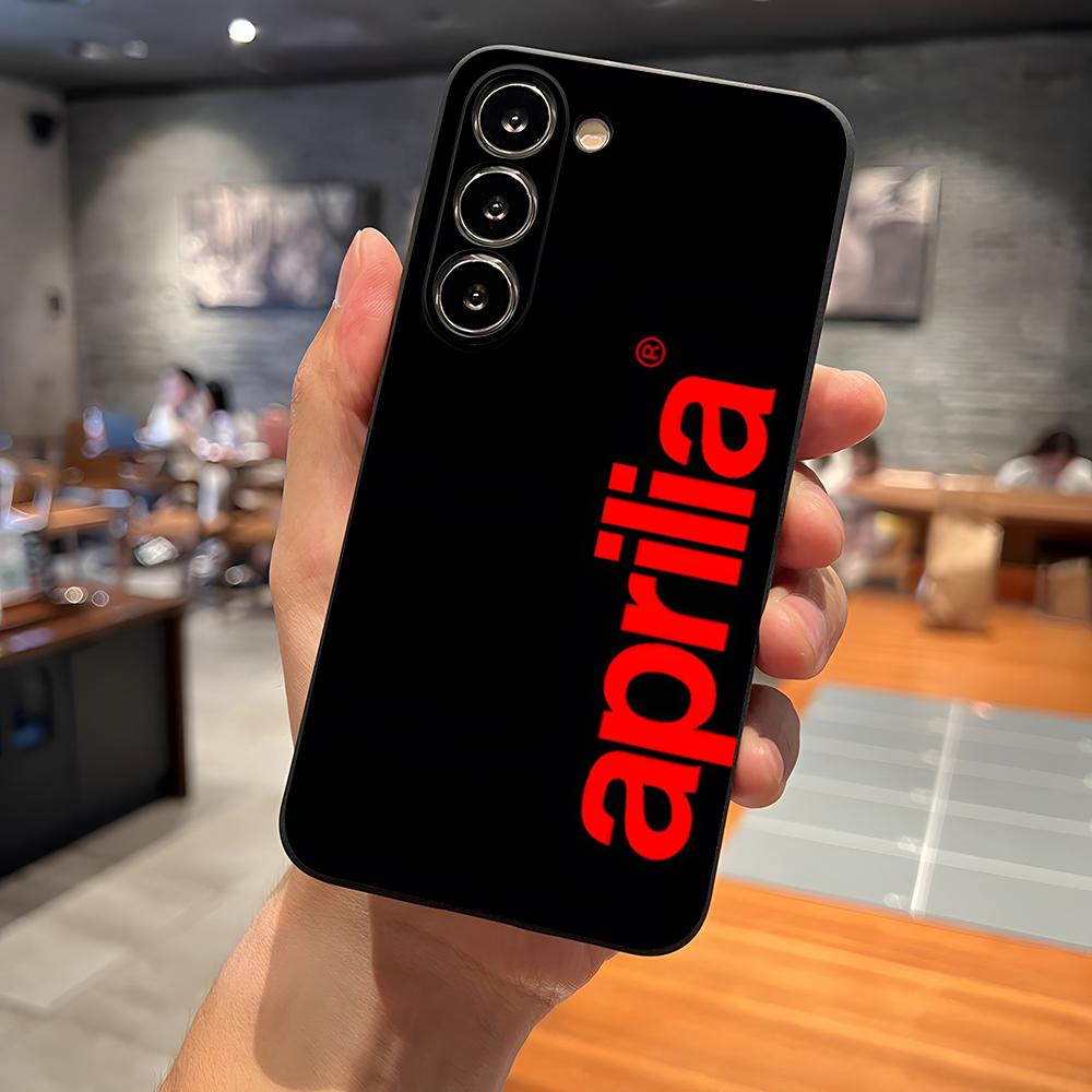 

Cool A-Aprilia Racing Logo Phone Case For S23 Samsung S25 S26 S24 Ultra S22 S20 Fe S21 Plus A16 A54 A34 A24 A53 A13 A14 Cover Samsung s20ultra