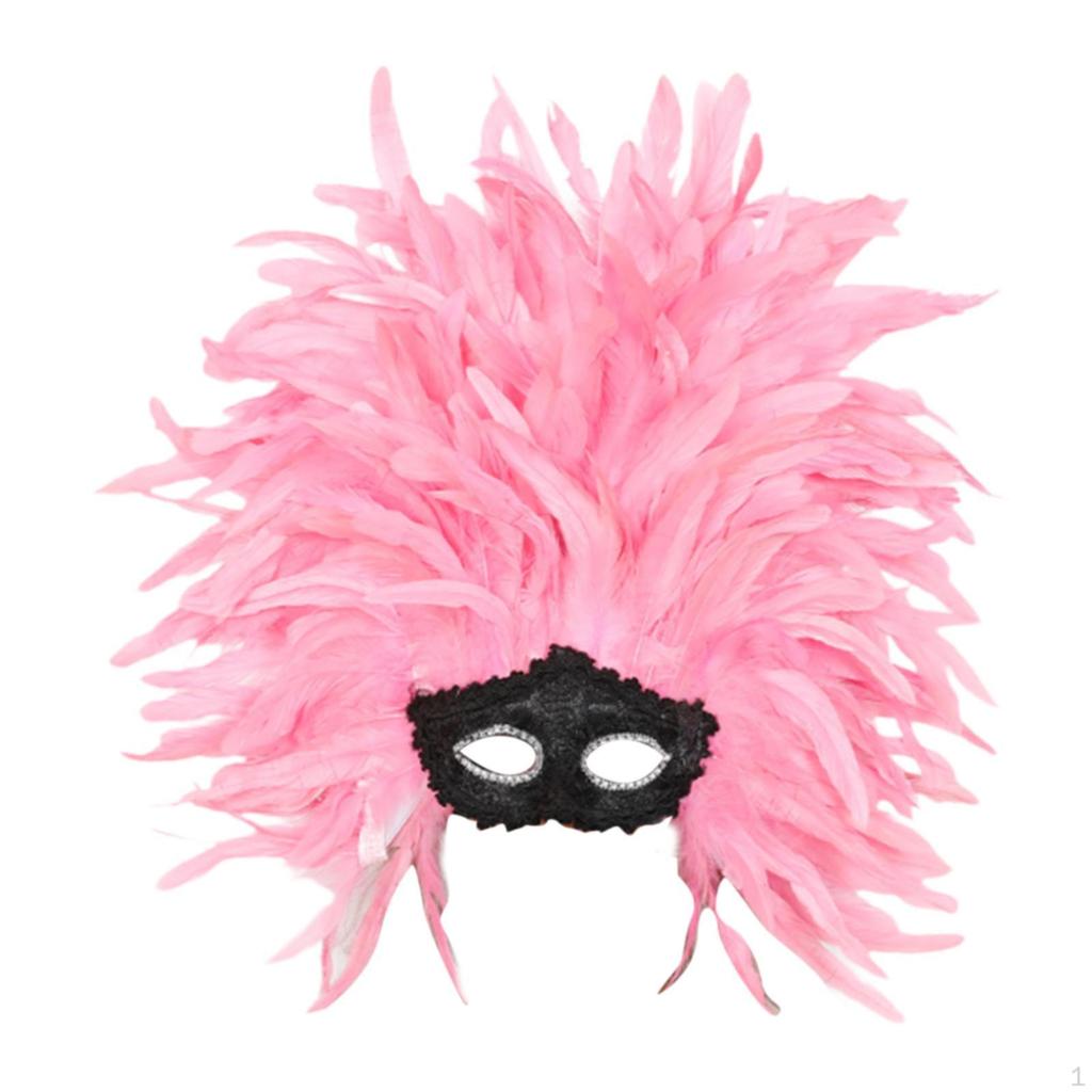 Feather Headdress Cosplay Headband Headwear Photo Props Fancy Dress Masquerade for Thanksgiving