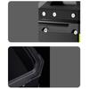 56L Capacity Motorcycle Helmet Tail Box Waterproof Universal Fit Rear Luggage Storage Box Durable Aluminium Alloy
