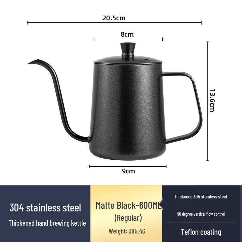 Chuyiba Stainless Steel Gooseneck Pour Over Coffee Kettle