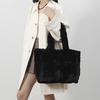 Fluffy Shoulder Bag Women Plush Handbag Fuzzy Tote Large Capacity Furry Purse