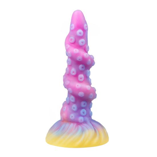 Glow-in-the-Dark Masturbator Silicone Dildo with Ergonomic Curve Body-Safe Realistic Sex Toy for Women Waterproof Quiet Discreet Adult Massager for