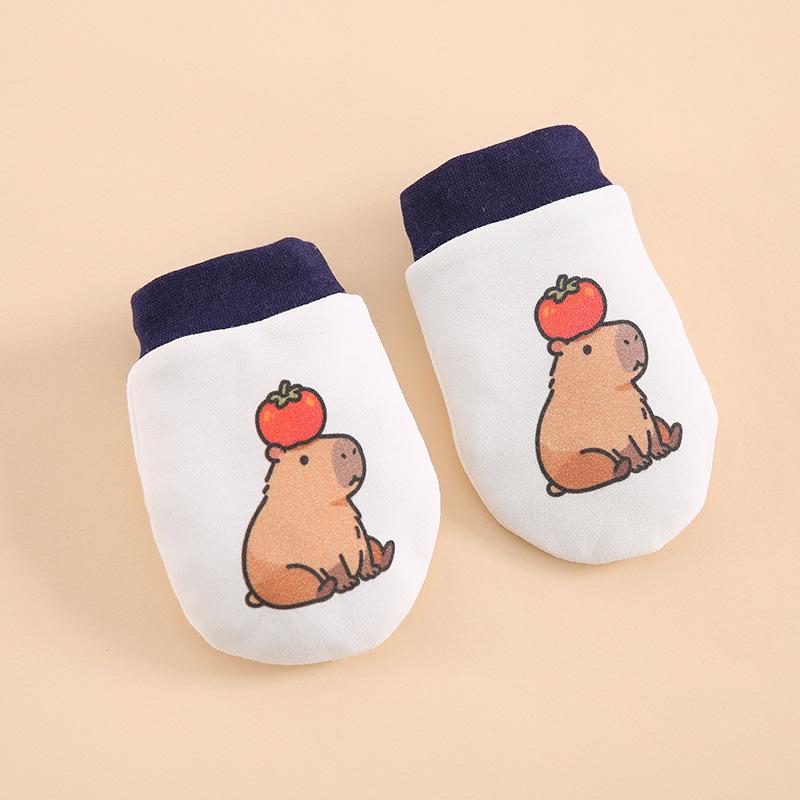 Gants Bébé Respirants en Maille Anti-Rayures - Mordables, Protection des Mains Printemps/Été pour Nouveau-nés