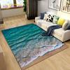 3D Ocean Seawater Beach Water Scenery Area Rug,Carpet Rug for Living Room Bedroom Sofa Doormat Decoration,Kid Non-slip Floor Mat
