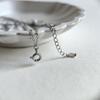 Silver Necklace with Natural Mother-of-pearl, Cubic Zirconia, Item Weight 3.88 G (2184669)