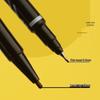 Small Double-Ended Black Oil-Based Marker Pen for Art - Fine and Thick Tips
