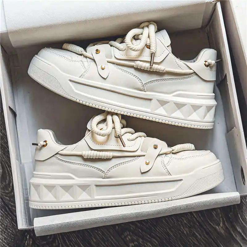 Fashion Camp With Lacing Men's Daily Shoes Flats Black Male Sneakers Men's Black Boot Sport Beskets Everything Styling Best-selling