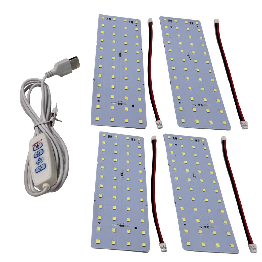 For Bambu Lab LED Light Board Backlights Powered by USB-C Lights Replacement Set with Connecting Wire DIY Printing Projects