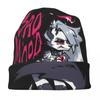 Loona Bad Mood Bonnet Hat Strickmütze Herbst Winter Helluva Boss Anime Skullies Beanies Hüte Unisex Damen Warme Dual-Use-Caps
