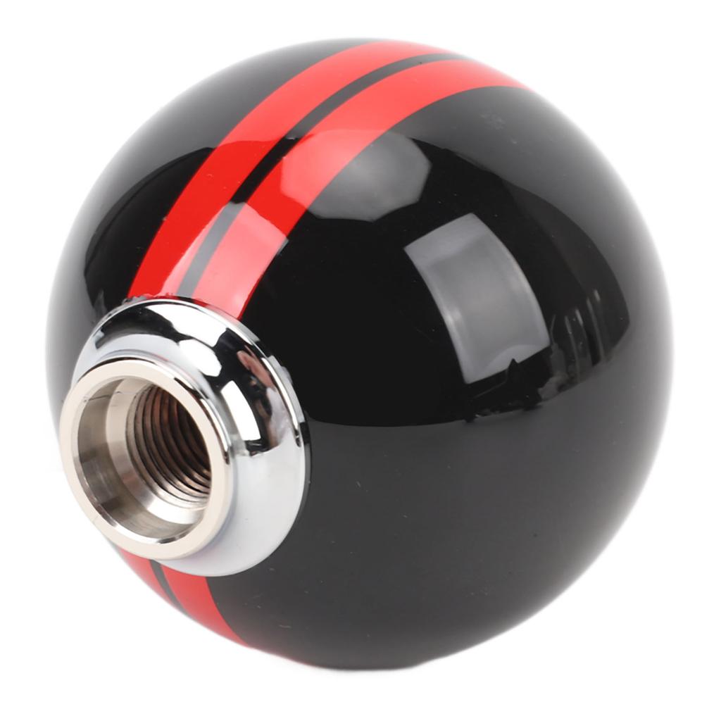 Manopla de Câmbio de 6 Velocidades para Carro de Corrida Estilo Shelby GT500 Bola Redonda com 3 Adaptadores para Veículo Manual
