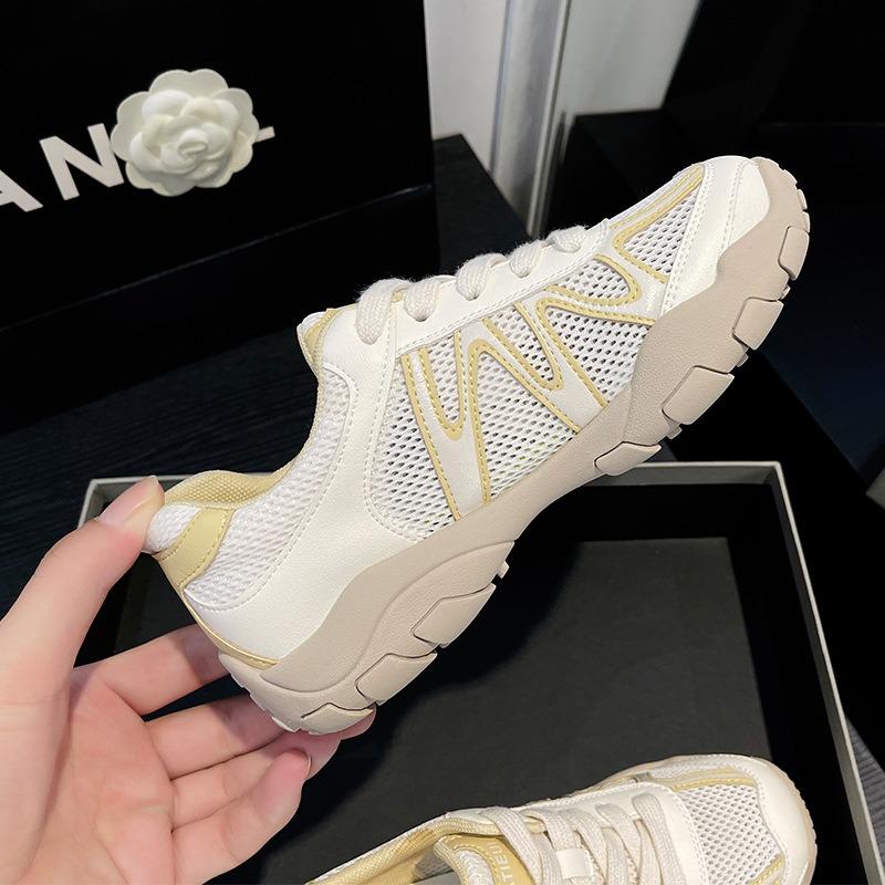 High-end soft sole foot small casual shoes, new versatile fashion mesh women's shoes in summer