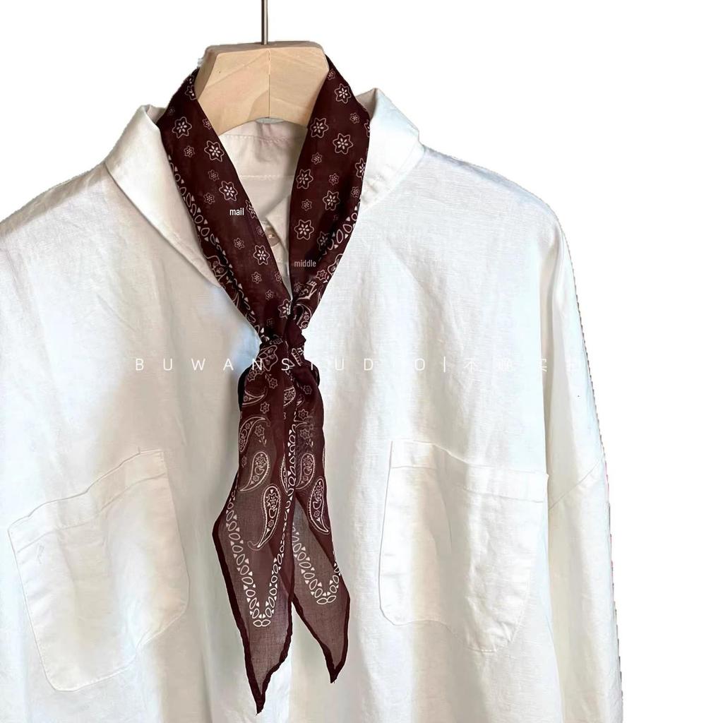 High-End Beaded Bandana Scarf: Spring & Autumn Fashion Accessory