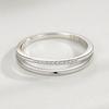 Tancise Classic 925 Sterling Silver Zirkónový prsteň Dámske šperky Svadobný darček na párty