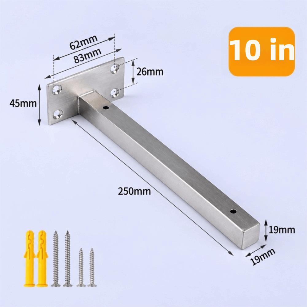L Shape Floating Shelf Bracket Heavy Duty DIY Shelf Board Hanging Wall Bracket Home Storage