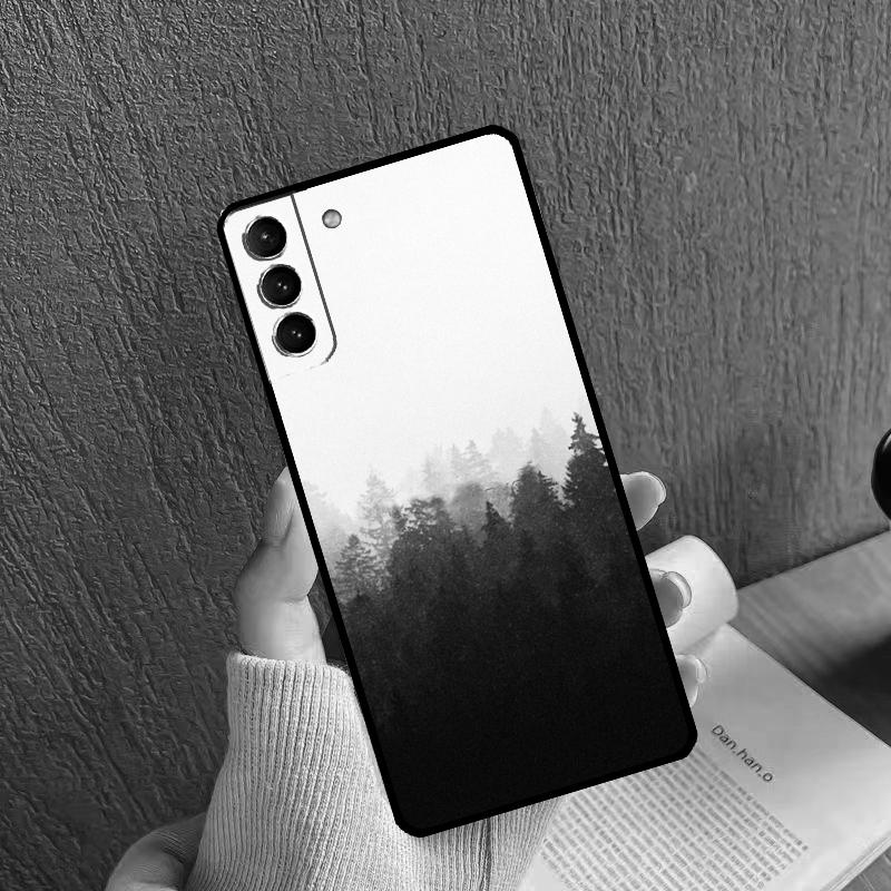 Forest Trees Mountain Phone Case For Samsung Galaxy S25 S26 Ultra S20 S21 S22 S23 S24 S10 Plus S24 FE S25 FE Cover
