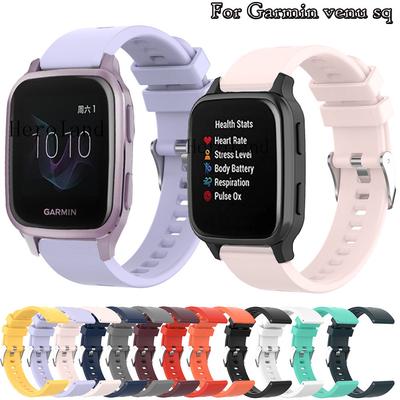 Garmin venu sq /SQ 2 Akıllı Bileklik İçin Silikon 20mm Saat Kayışı Bant Garmin Venu / Move3 / vivomove Bileklik Bilek Kayışı İçin