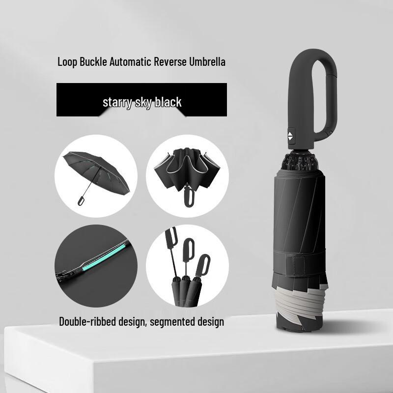 Automatic Reverse C-Handle Folding Umbrella