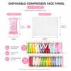 14PCS Disposable Compressed Face Towels Portable Travel Cleansing Towels Individually Wrapped