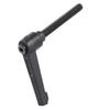 Black Locking Clamping Lever Adjustable Handle External Male Thread (M8*30)