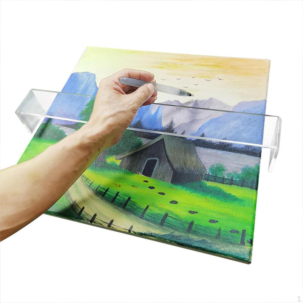 Adjustable Artist Bridge for Improved Painting Comfort