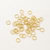 20–50 Stück/Beutel 14K/18K Gold, gedrehte offene Biegeringe, geteilte Verbindungsringe, runde Ringe für DIY-Schmuck, handgefertigtes Zubehör, Großhandel