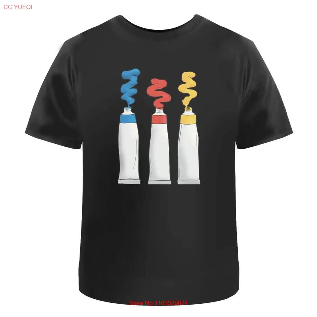 Spilt Paint Tubes T Shirt 100 Cotton S 2XL TA040675 vintage Washed Comfortable Casual graphic Stylish Slightly
