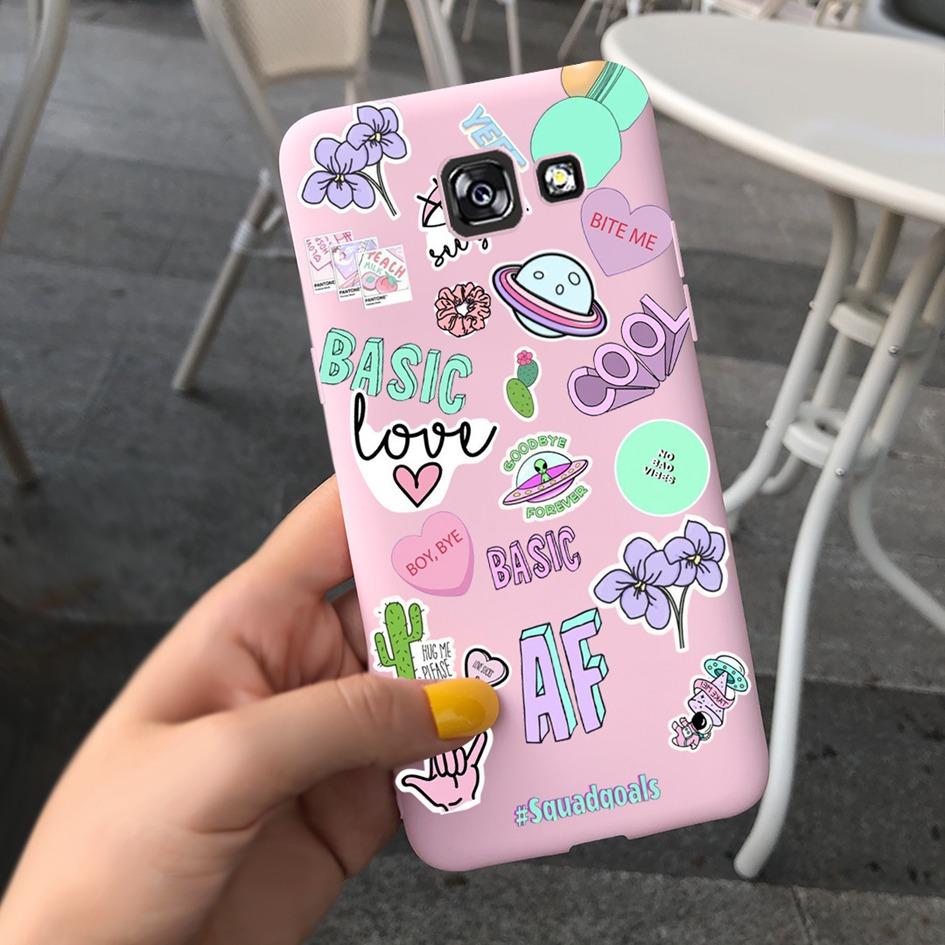 A5 2016 Case For Samsung Galaxy A5 2017 Cover A520 SM-A520F Popular Flower Shockproof Bumper For Samsung A5 2016 A510 Soft Funda
