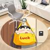 1pc Lucky Crayon Shin-chan Office Round Area Rug, Under Office Chairs Bedroom Living Room Home Decor  a1022212
