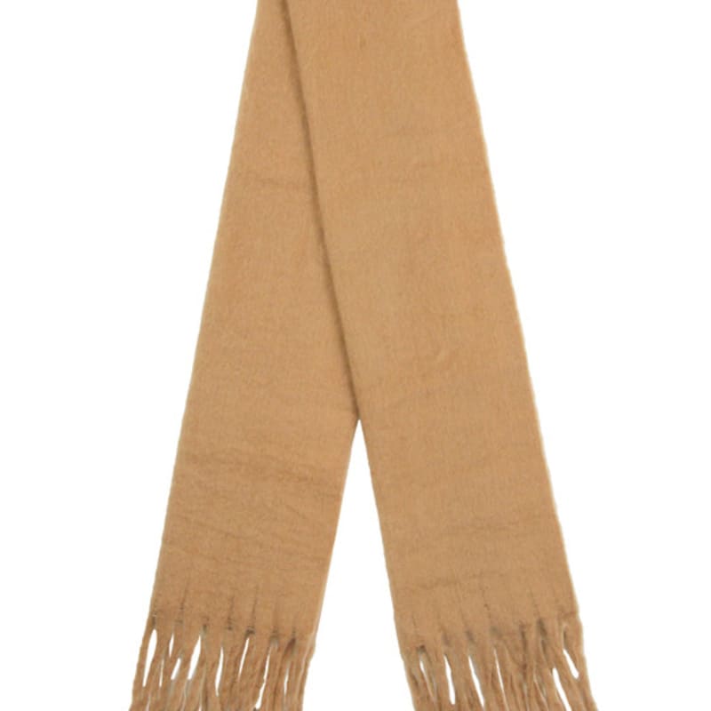 GRAVER [BAG&ACC] Polar Bear Embroidered Bold Muffler_Brown