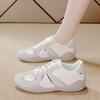 Luxury Designer Brand Women's Shoes Spring New Flat Casual Shoes PU Leather Breathable Fabric Comfortable Fashion Sneakers