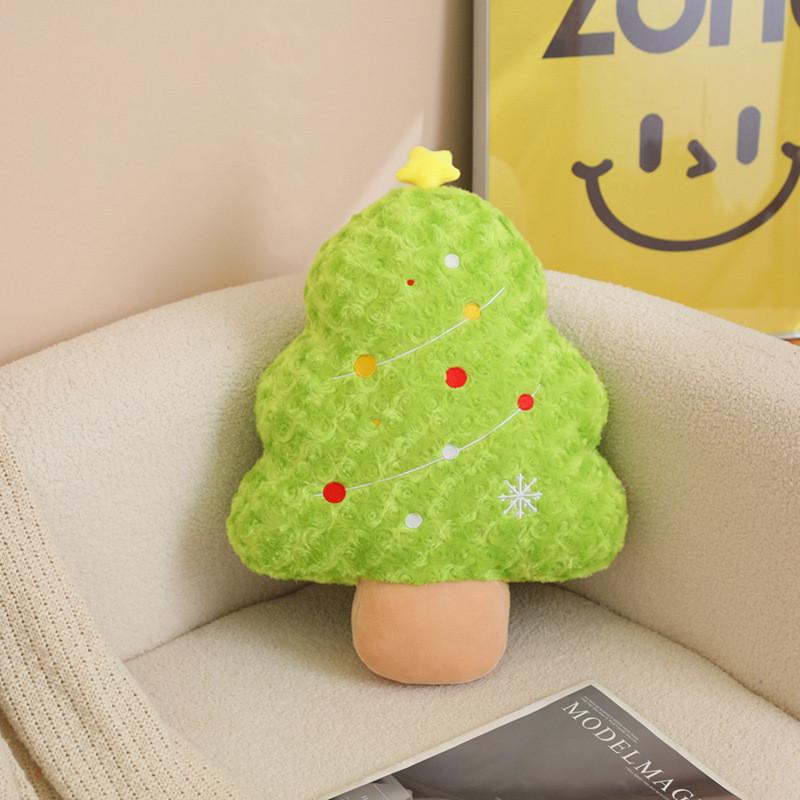 Christmas Tree Snowman Gingerbread Man Plush Toy Cute Cartoon Kid Gift Holiday