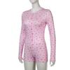 European & American Style Women's Slim-Fit One-Piece Jumpsuit Pajamas