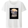 The Last of Us T Shirt UnisexBlack White Couple Fashion Tee Shirt Harajuku Casual Streetwear Retro Short-sleev O-neck Tops
