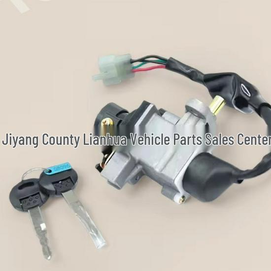 Kisbee 50 Ignition Lock, Handlebar Lock Assembly for Peugeot Little Bee Motorcycle