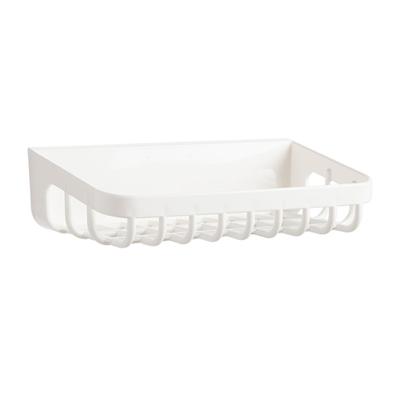 Badezimmer Schweberegal Wandmontiert Lochfrei PP Duschregal Organizer Rack für Zuhause