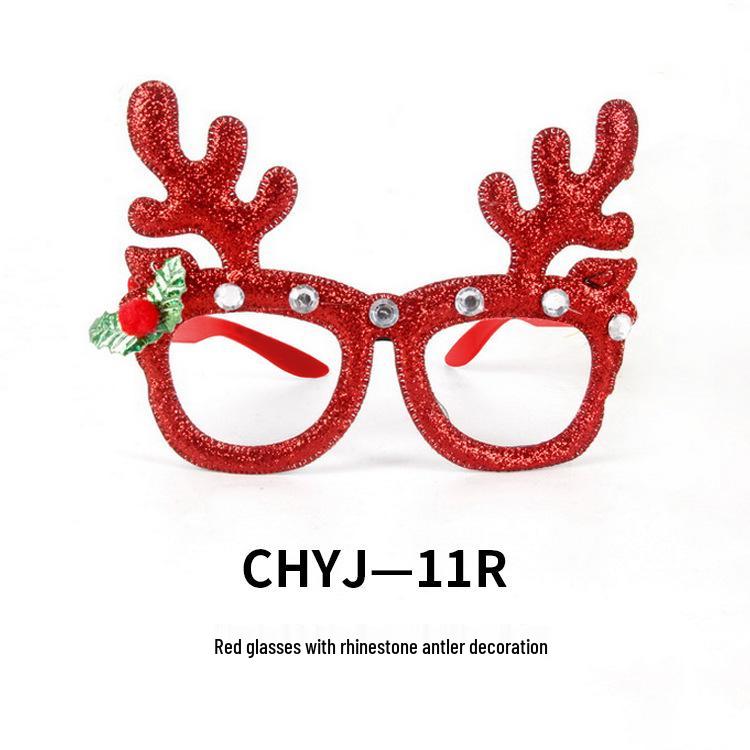 Festive Christmas Eyeglass Frames for Adults & Kids - Creative Holiday Party Accessories & Gifts