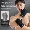 LI-NING Men's Half-Finger Fitness Gloves with Wrist Support