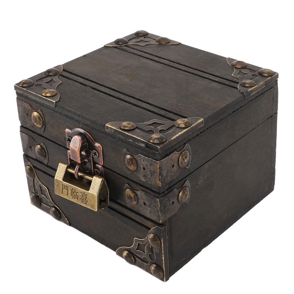 Large Capacity Vintage Jewelry Box Wood Antique Jewelry Box Wooden Jewelry Box Jewelry Storage