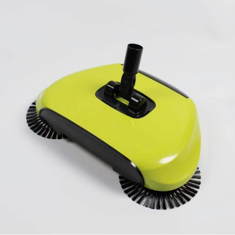 Hand push sweeper, broom dustpan set combination, rotating cleaning magic broom set