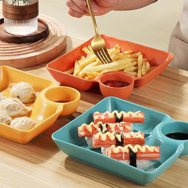 Talíř na knedlíky Protiskluzový Stohovatelný plastový talířek na namáčení Sushi Miska