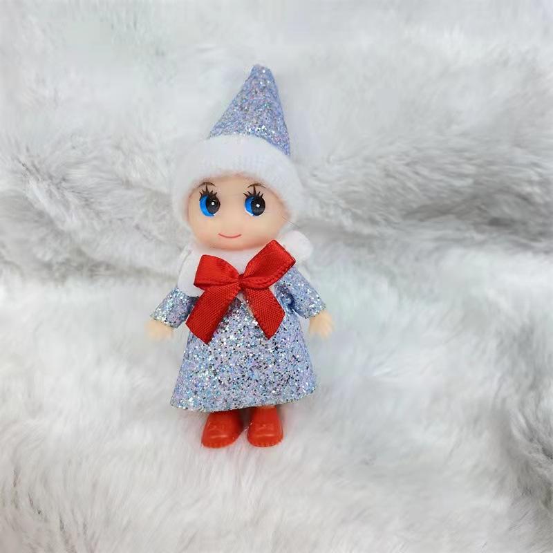 Baby Doll Elf Toy With Movable Arms Legs With Feet Shoes Christmas