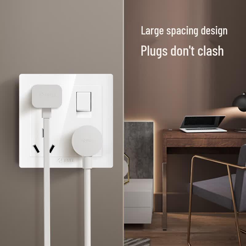 BULL G32 Series 8-Hole Wall Socket with Switch