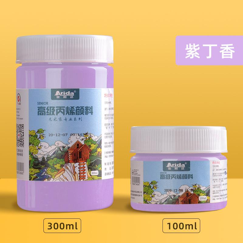 100ml Wall Painting Acrylic Pigment Waterproof and Sunproof Art Student Diy Creative Acrylic Pigment