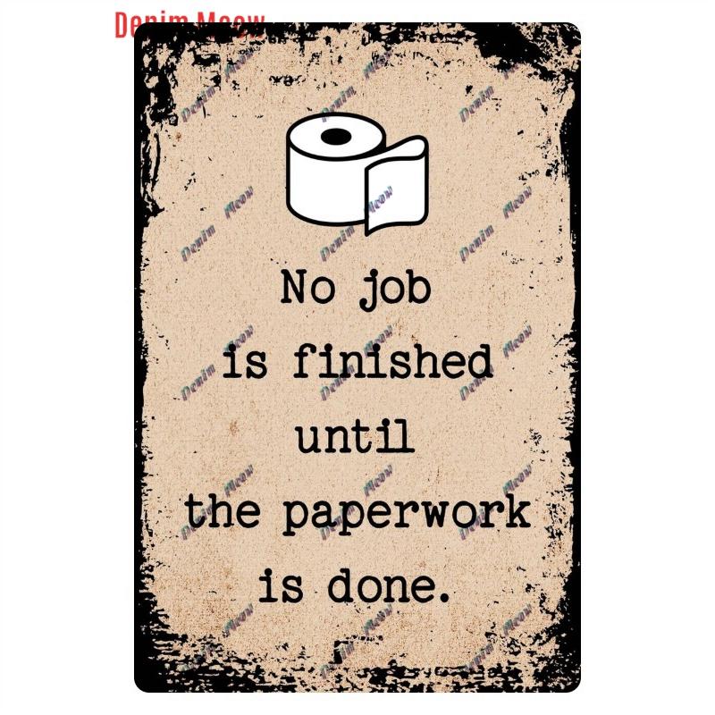 Funny Personalized Washroom, Metal Tin Signs, Vintage Toilet Sign, WC Lavatory Wall Art, Bathroom Decor, Restroom Plates, WY156