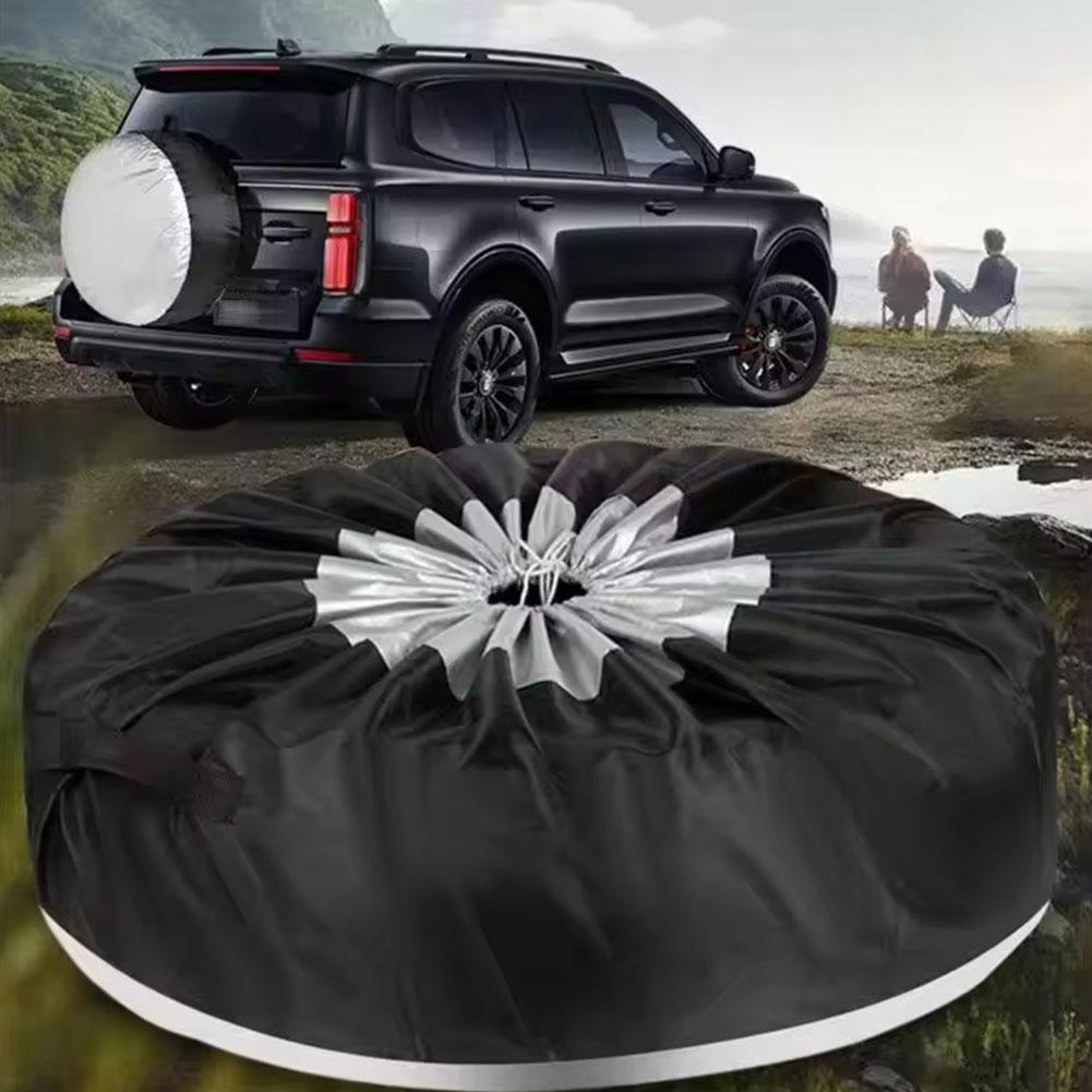 Tire Cover Tire Protective Cover Spare Tyre Anti Scratch Bag Wheel Cover Waterproof Car Tire Bag with Handle