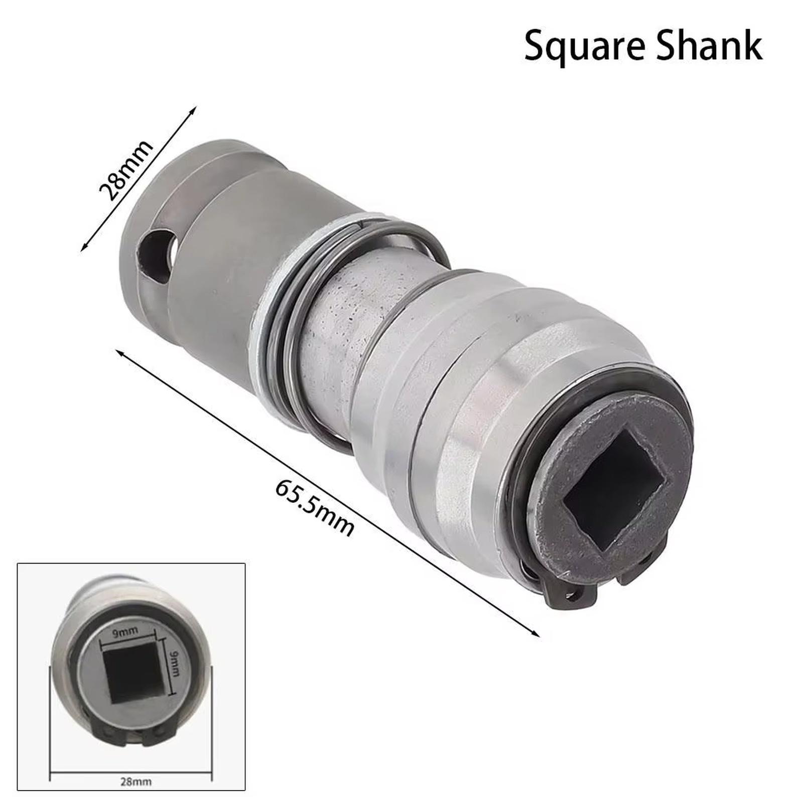

Round Square Shank Electric Hammer Conversion Adapter Power Tool Accessory Chuck Tools Part Drill Adapter Converter One Size