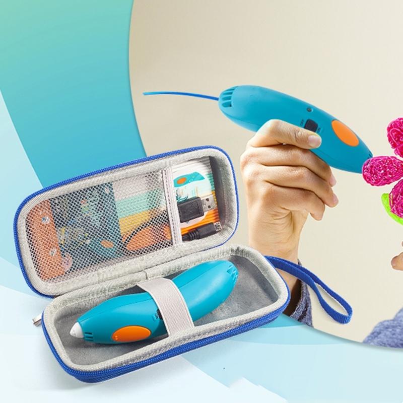 Lightweight Portable Organizers Case For 3D Pen Accessories Shockproof Design Ideal For Travel School Professional Use