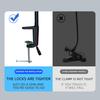 LED 10W Desktop Eyelash Lamp with Pedal Switch, for Eye Lash Extension Nail Glue Curing, Adjustable Light Focusing