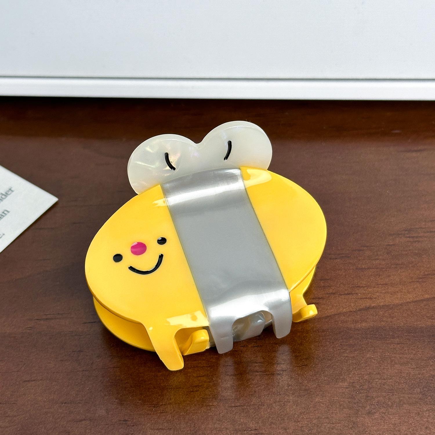 

Корейский Новый Дизайн Милая Маленькая Пчелка Стразы Зажим-Краб Простой Ацетатный Зажим-Акула Аксессуары для Волос для Милых Девушек Hair Claws